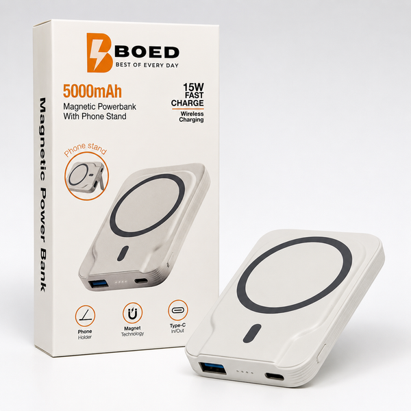 BOED 5000mAh Magnetic Wireless Power Bank
