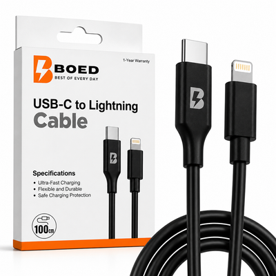 BOED USB-C to Lightning Cable 100cm