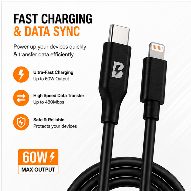 BOED USB-C to Lightning Cable 200cm